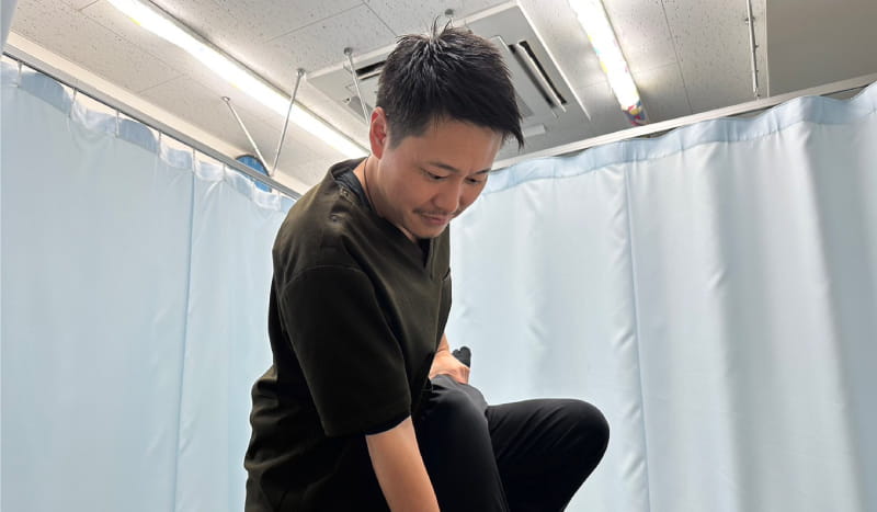 施術の様子